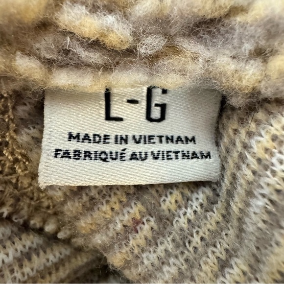 Urban Outfitters BDG Tan Teddy Sherpa Jacket Size Large Oversized - Picture 10 of 14